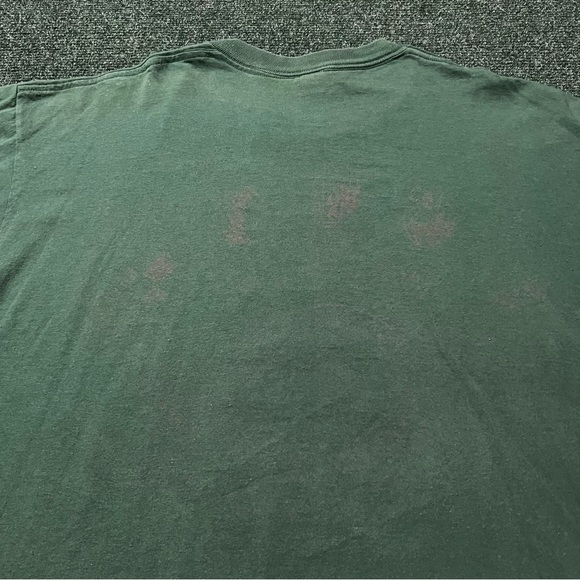 Vintage 90s New York Boroughs Tourist Collegiate Green T Shirt Size XL 24X30 - Picture 10 of 13